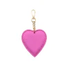 heart pink leather bag accessory