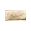 katy gold card holder leather wallet gold personalization