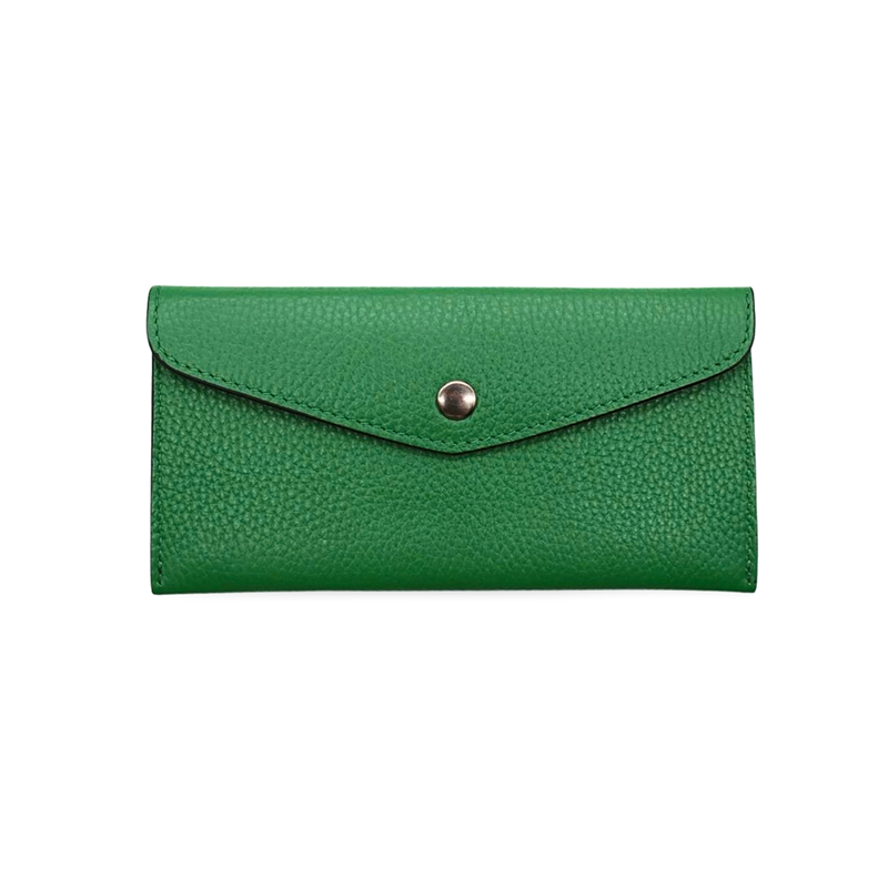 katy green card holder leather wallet