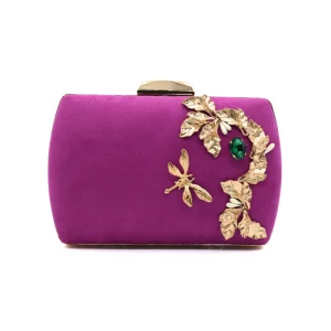 Leafwhisper Clutch Magenta