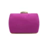 leafwhisper magenta clutch bag back