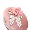 peony pink clutch bag decoration