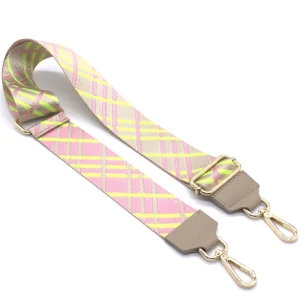 stripes taupe guitar bag strap