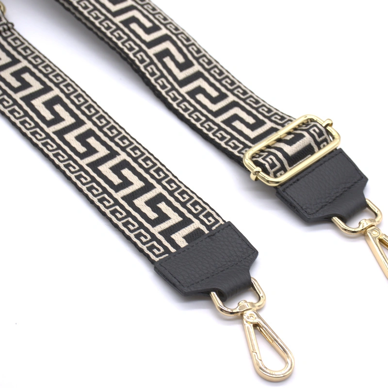 egypt black guitar bag strap detail