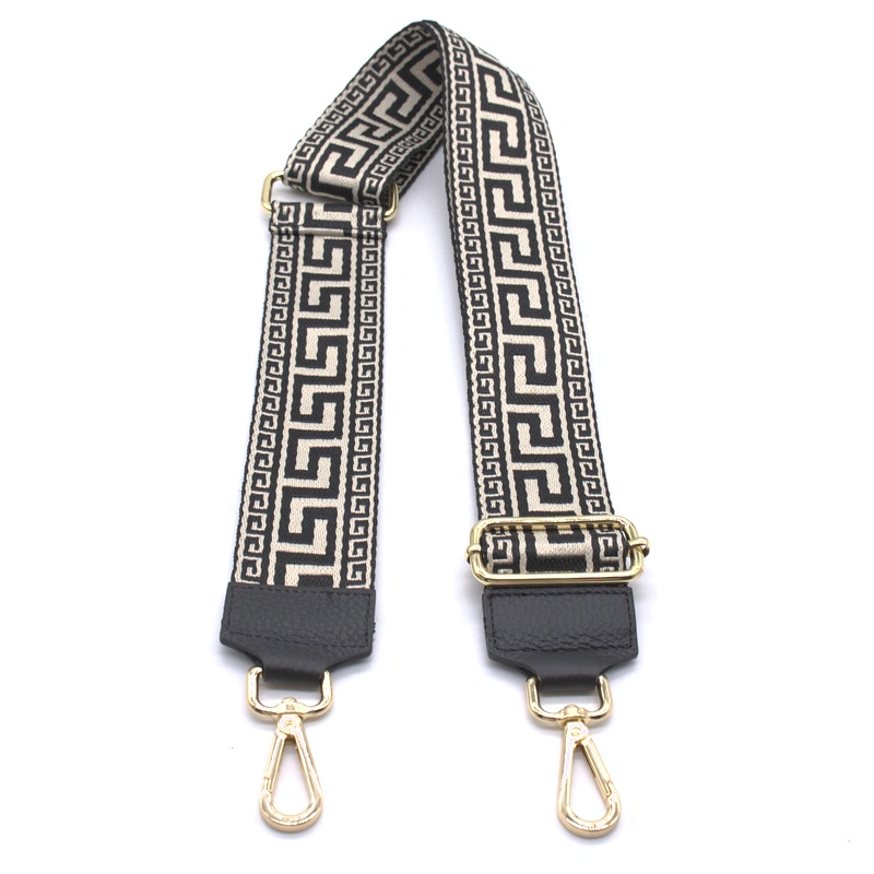 egypt black guitar bag strap front