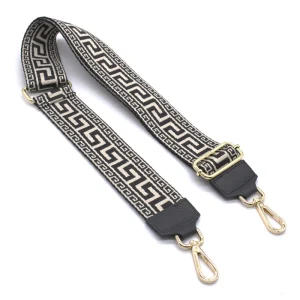 egypt black guitar bag strap side