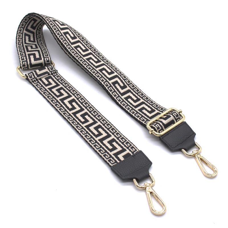 egypt black guitar bag strap side