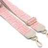 geo pink guitar bag strap detail