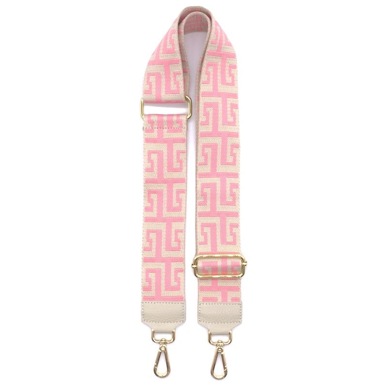 geo pink guitar bag strap