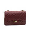 classic xl bordeaux shoulder bag front