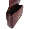 classic xl bordeaux shoulder bag interior