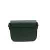 horsy green crossbody leather bag back