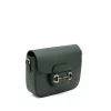 horsy green crossbody leather bag side