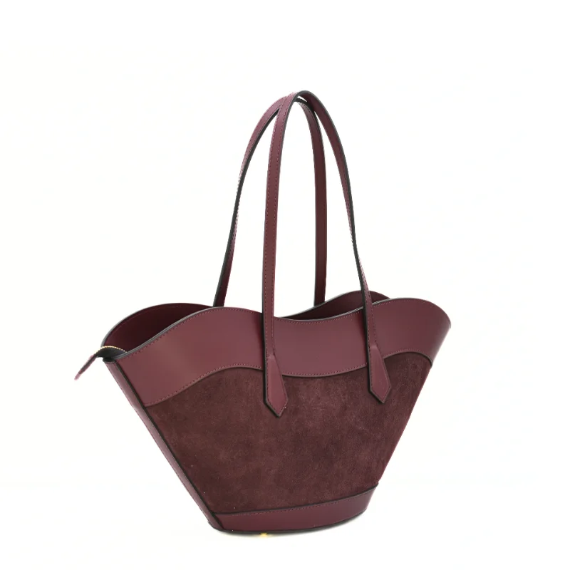 Laura Bordeaux Mala de Ombro em Pele lado Laura Bordeaux Mala de Ombro em Pele lado