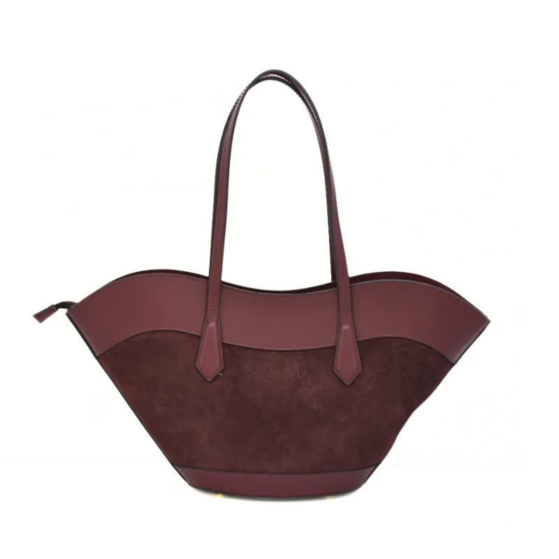 Laura Bordeaux Mala de Ombro em Pele Laura Bordeaux Mala de Ombro em Pele