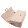 classic m nude shoulder leather bag gold personalization