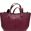 louise bordeaux leather hamdbag personalized