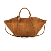 mag suede camel suede handbag back