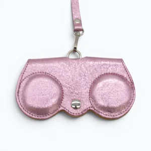 metallic-pink-leather-sunglasses-case Owl Metallic Pink Leather Sunglasses Case