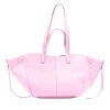 mag pink leather handbag straps