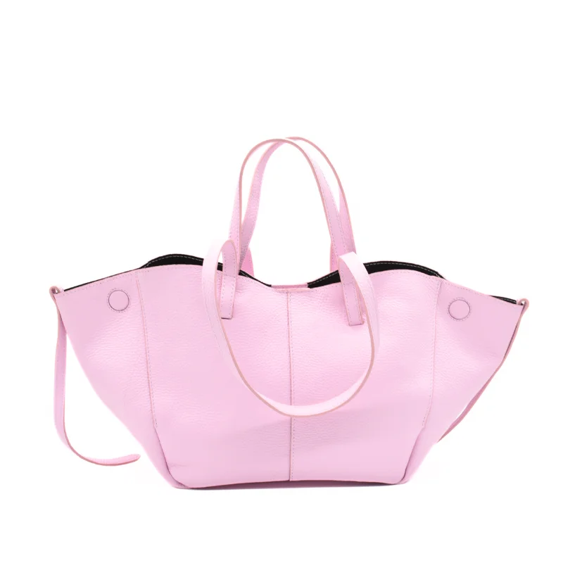 mag pink leather handbag mag pink leather handbag