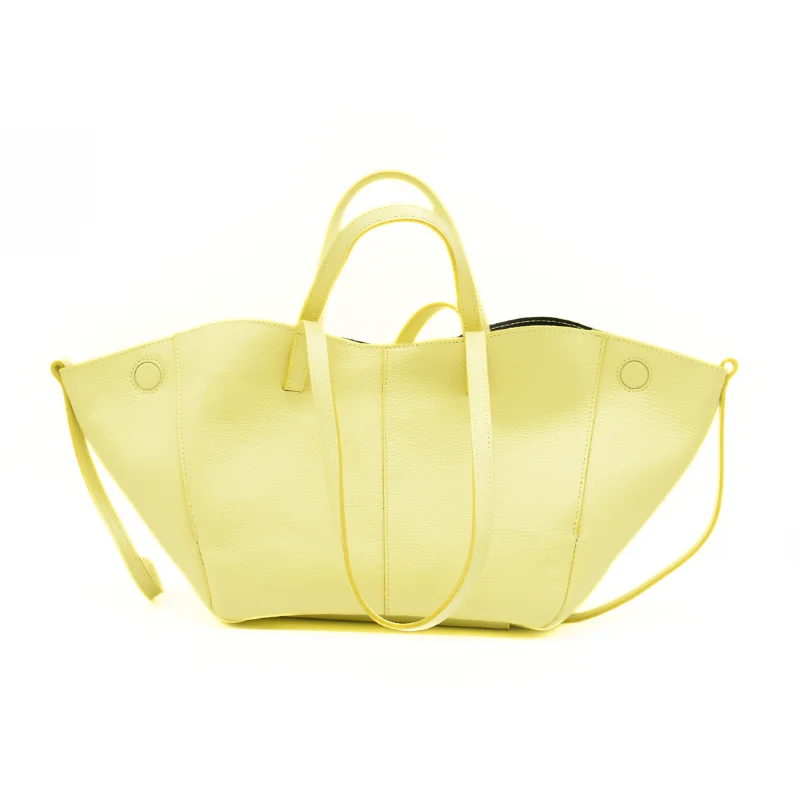 mag yellow leather handbag mag yellow leather handbag