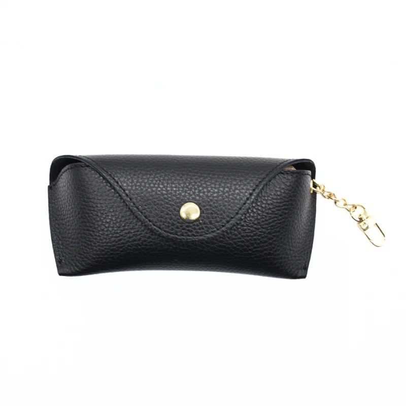 black leather glasses case black leather glasses case
