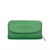Festival leather green crossbody bag