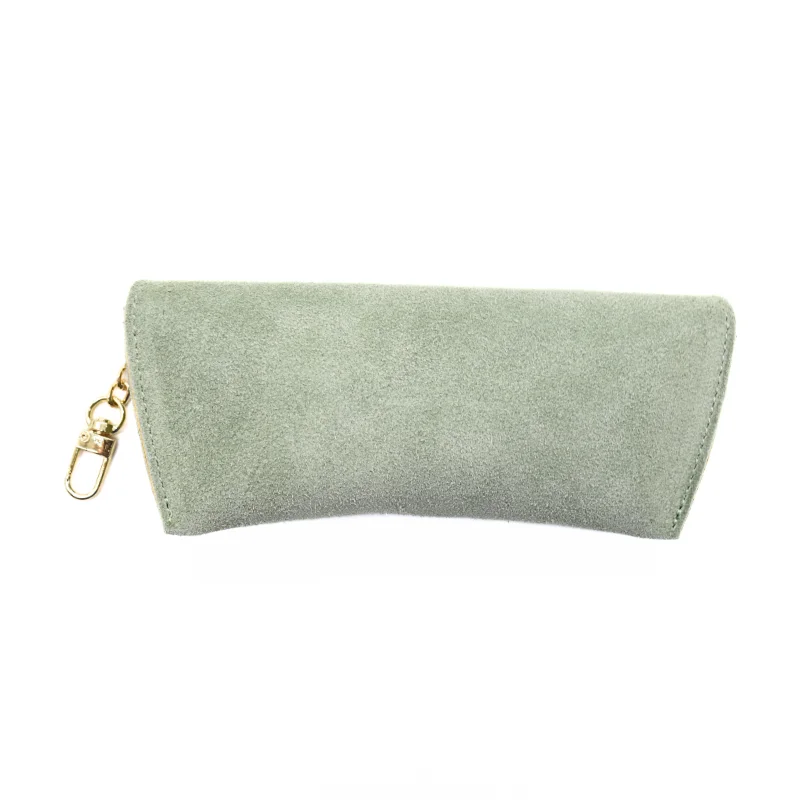 mint leather glasses case back mint leather glasses case back