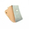 mint leather glasses case interior detail