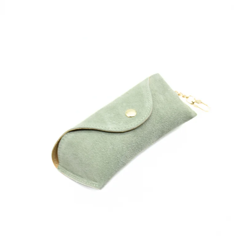 mint leather glasses case side clasp mint leather glasses case side clasp