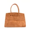 Anita Camel Suede Leather Handbag Anita Camel Suede Leather Handbag