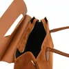 Anita Camel Suede Leather Handbag interior Anita Camel Suede Leather Handbag interior