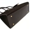 Anita Dark Brown Suede Leather Handbag Bottom Anita Dark Brown Suede Leather Handbag Bottom
