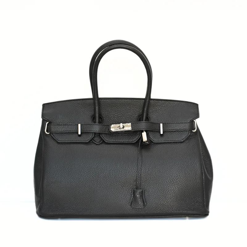 Mary black leather handbag Mary black leather handbag