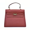 Fashionista Bordeaux Leather Handbag