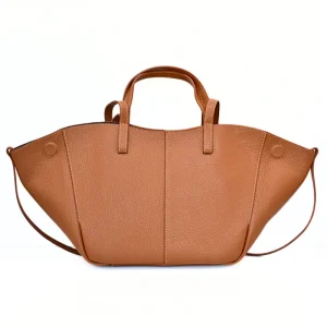 mag camel leather handbag side mag camel leather handbag side