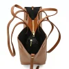 mag camel leather handbag zip bag mag camel leather handbag zip bag