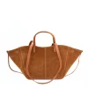mag camel suede leather handbag big straps mag camel suede leather handbag big straps