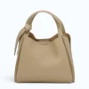 bruna taupe leather handbag