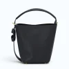 Flow Navy Blue Leather Handbag