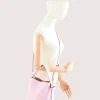 Flow pink leather handbag handss
