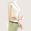 Flow Pistachio Green Leather Handbag shoulder