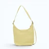 Love Butter Yellow Tote Leather Bag back