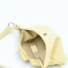 Love Butter Yellow Tote Leather Bag interior