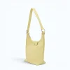 Love Butter Yellow Tote Leather Bag side