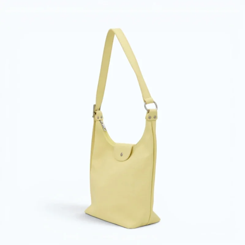 Love Butter Yellow Tote Leather Bag side