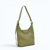 Love pistachio green Tote Leather Bag side