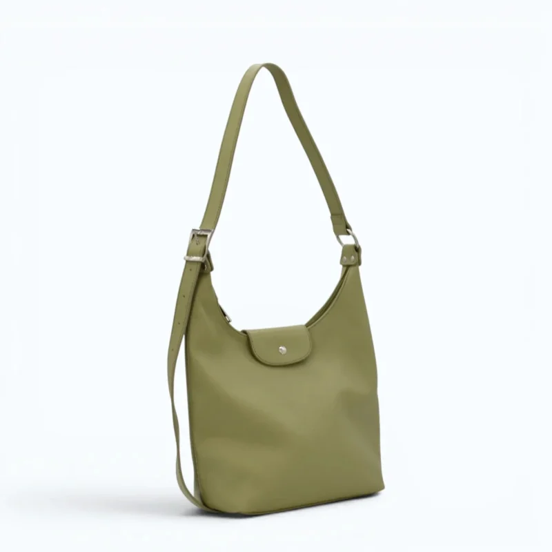 Love pistachio green Tote Leather Bag side