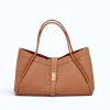 Marge camel Leather Handbag